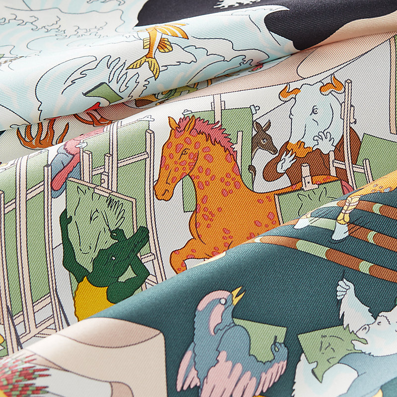 カレ 90 《アカデミア・イピカ》 - マロン | Hermès - エルメス-公式サイト